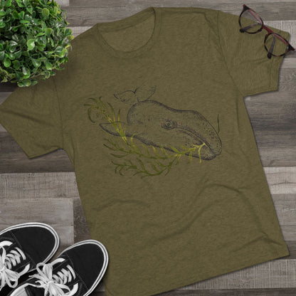 Grey Whale Unisex Tri-Blend Crew Tee
