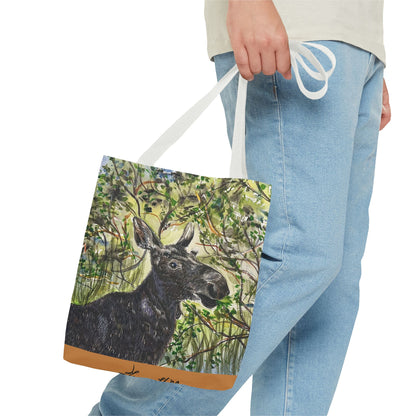 Hidden Springs Moose Tote Bag (AOP)