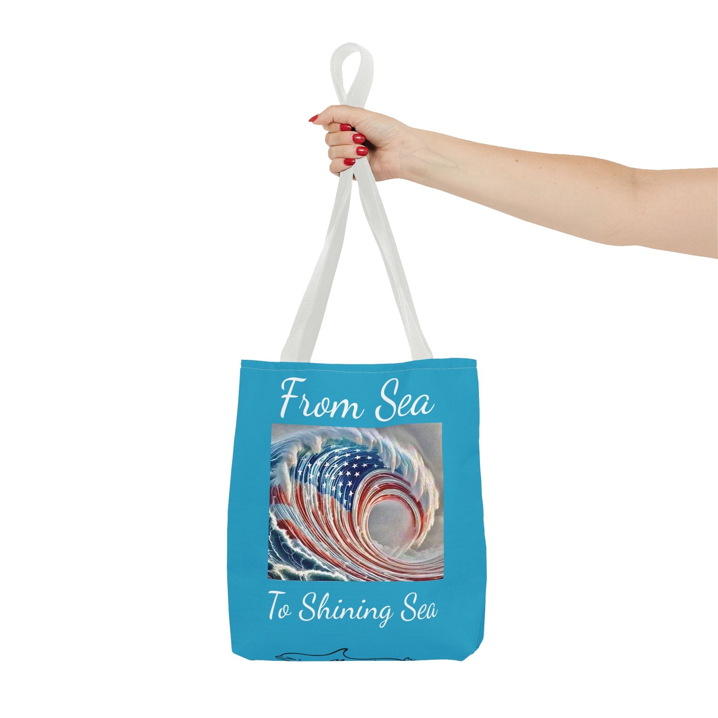 Flag Ocean Tote Bag (AOP)