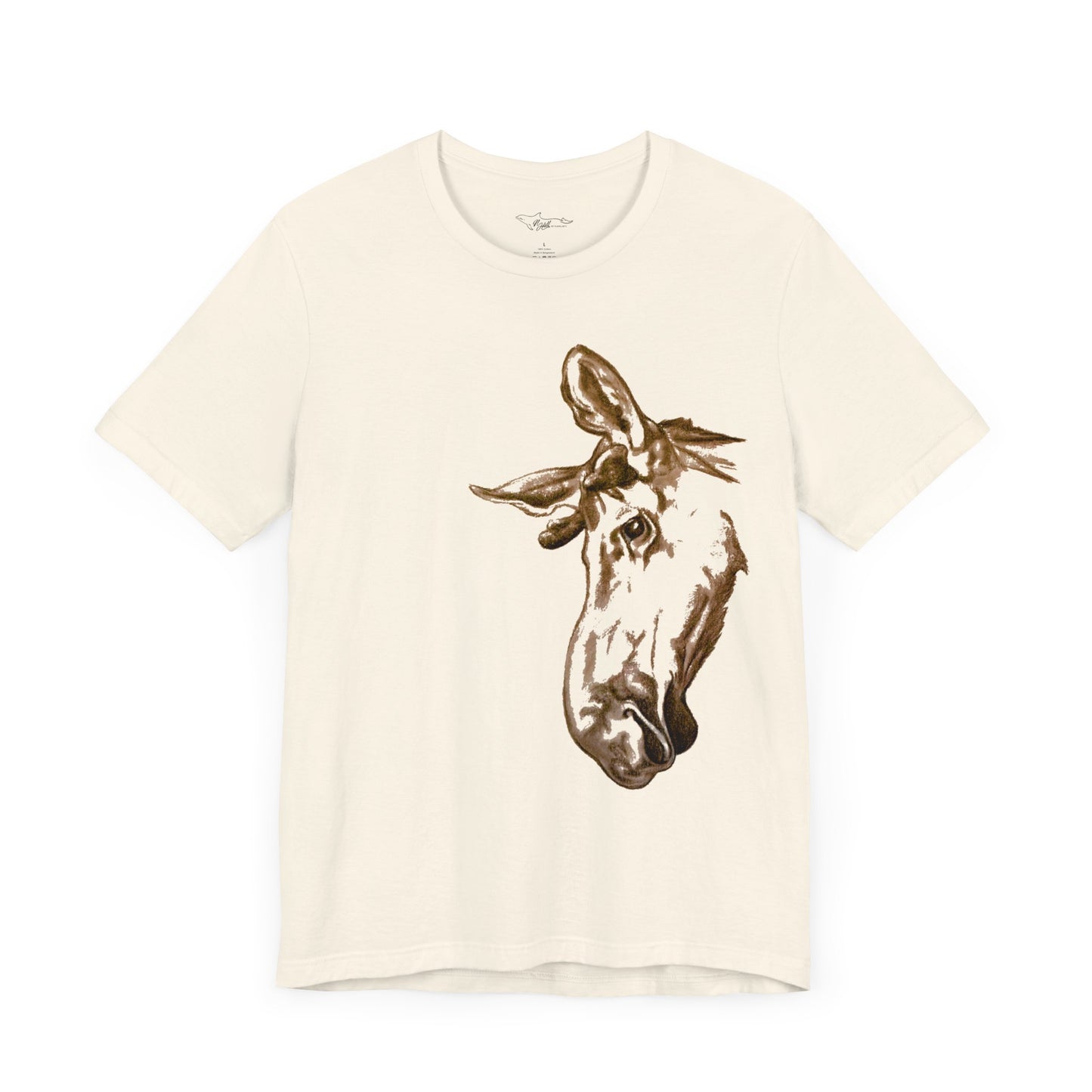 Curious Moose Unisex Jersey Short Sleeve Tee