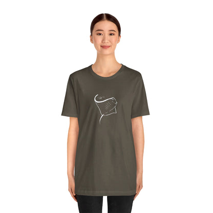 Manta Ray inverted Unisex Jersey Short Sleeve Tee