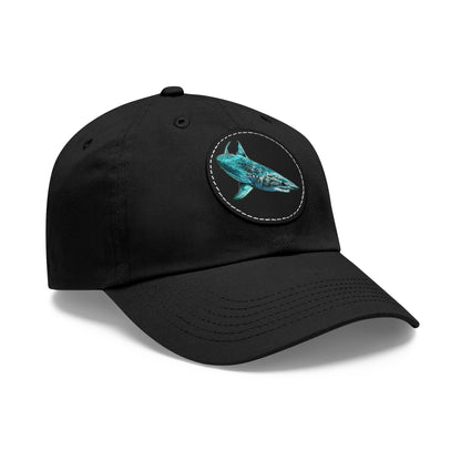 Mako Shark Hat with Leather Patch (Round)