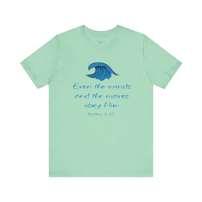 Mathew 8:27 Jersey Short Sleeve Tee