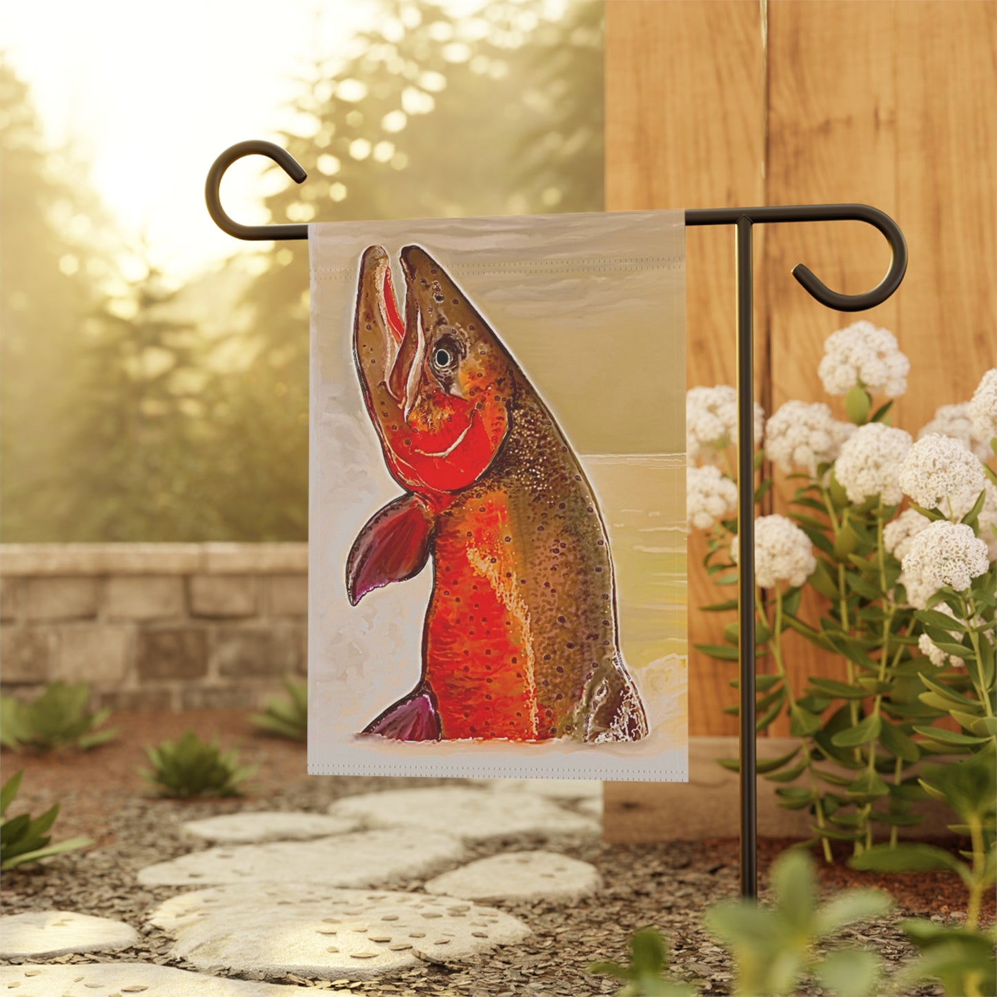 Cutthroat Trout Garden & House Banner