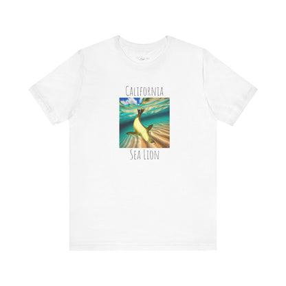 California Sea Lion Swim Unisex Jersey Short Sleeve Tee