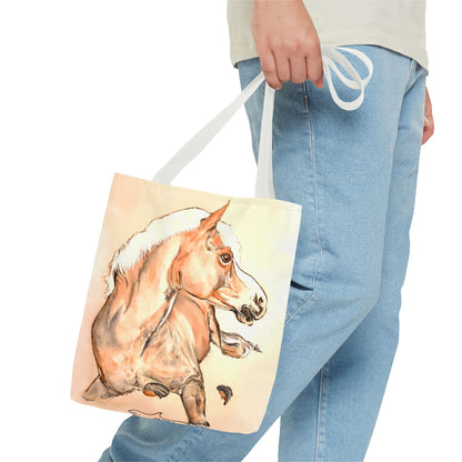 Horse Resting Tote Bag (AOP)