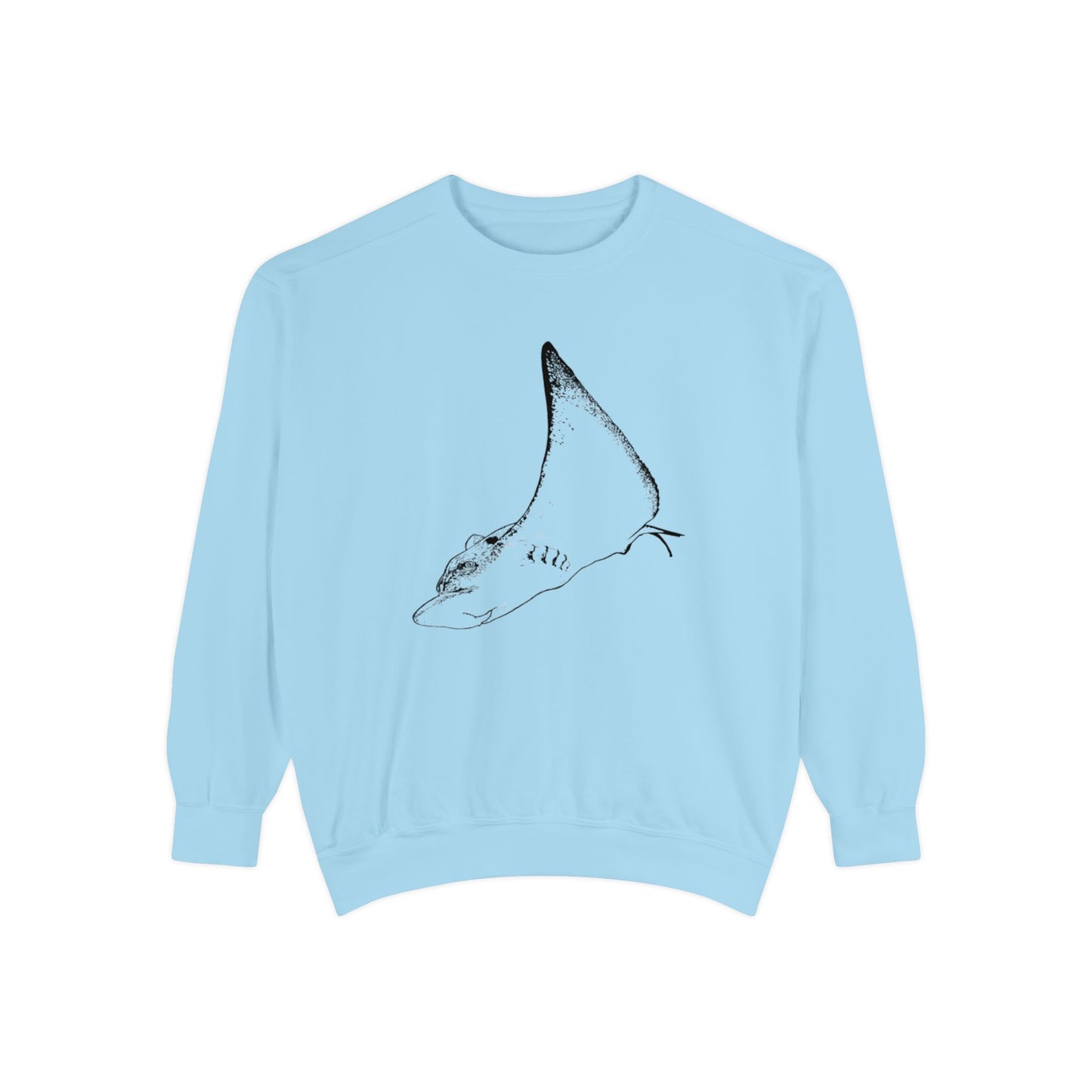 Cownose Ray Stingray Unisex Garment-Dyed Sweatshirt