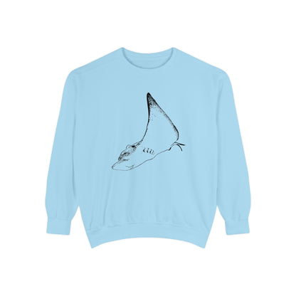 Cownose Ray Stingray Unisex Garment-Dyed Sweatshirt