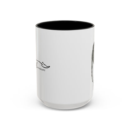 Curious Humpback Whale Accent Coffee Mug (11, 15oz)