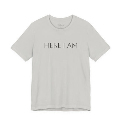 Here I Am Jersey Short Sleeve Tee