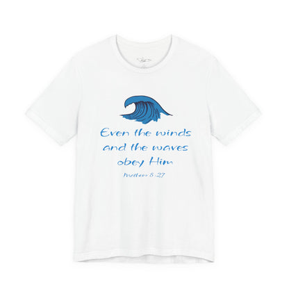 Mathew 8:27 Jersey Short Sleeve Tee