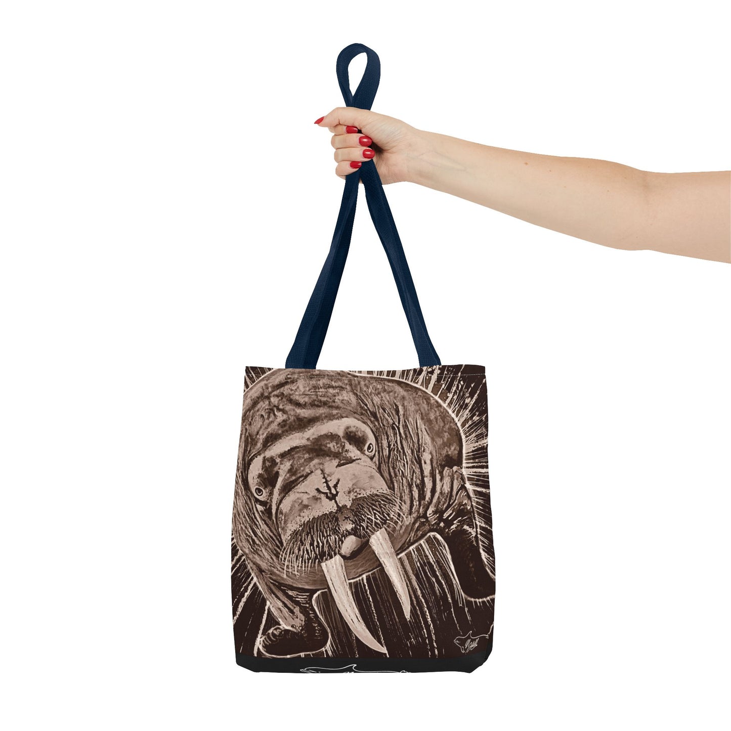 Stellar Walrus Tote Bag (AOP)