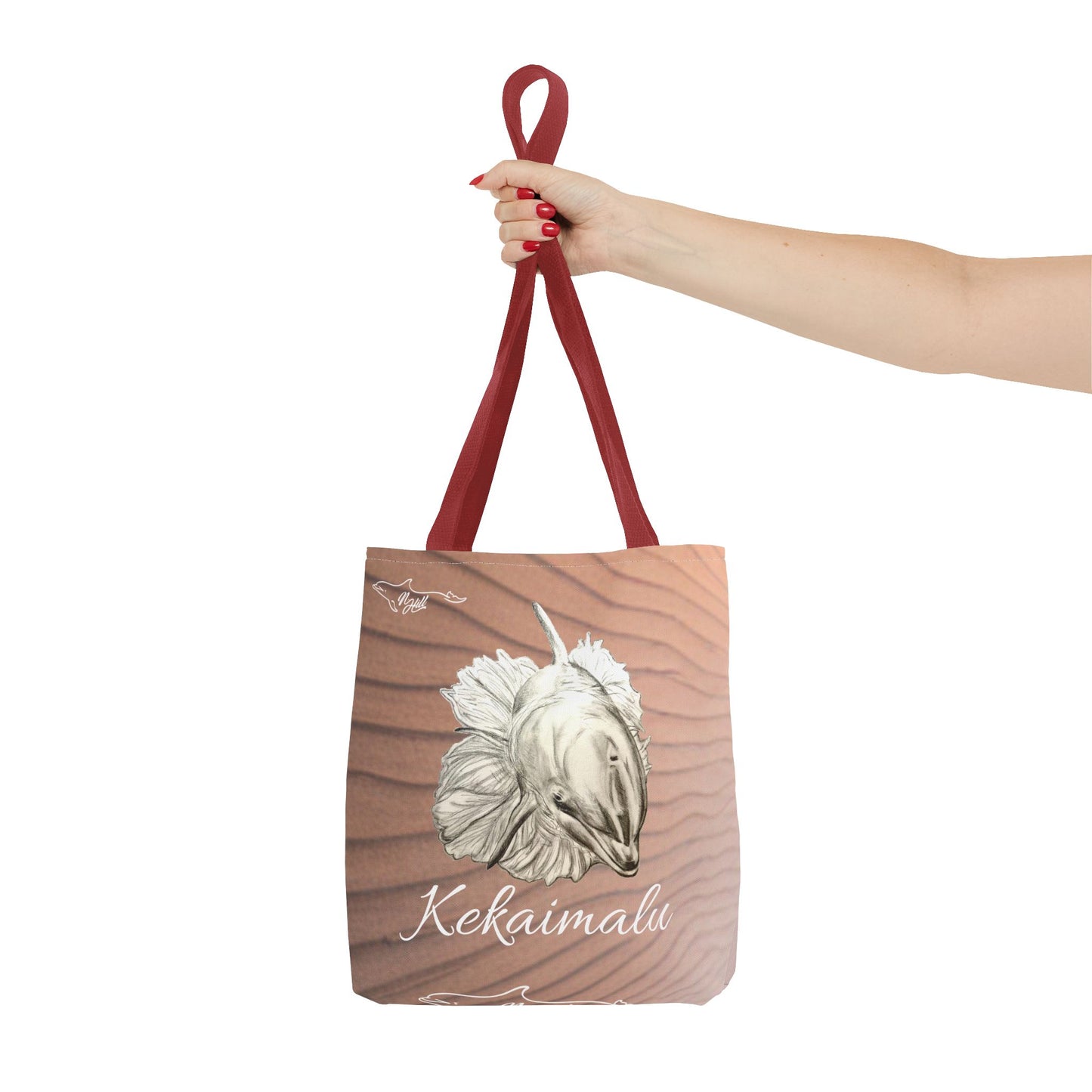 Kekaimalu Wholphin Tote Bag (AOP)