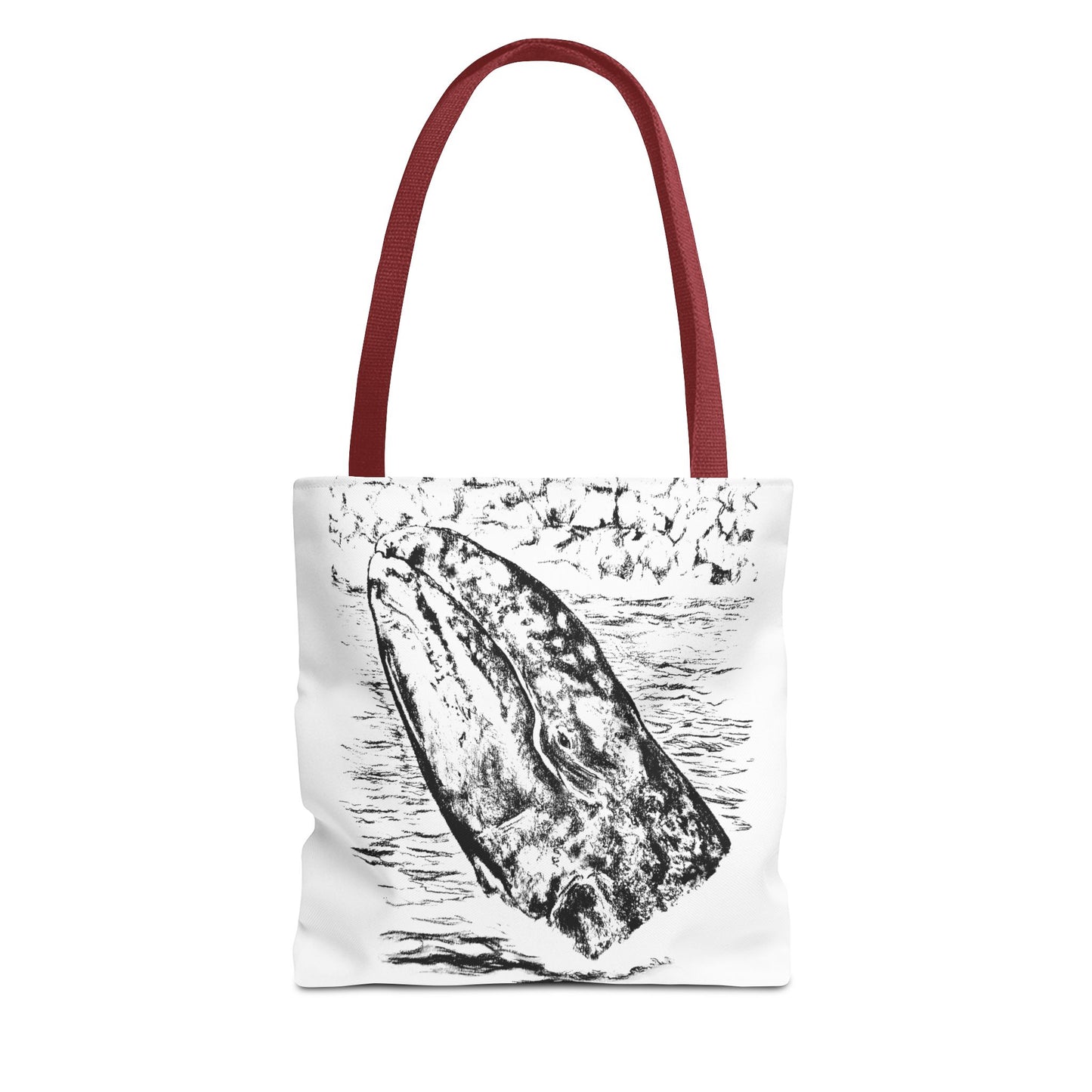 Gray Whale Tote Bag (AOP)