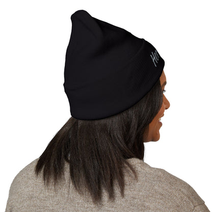 Here I Am Classic Cuffed Beanie (Embroidery)