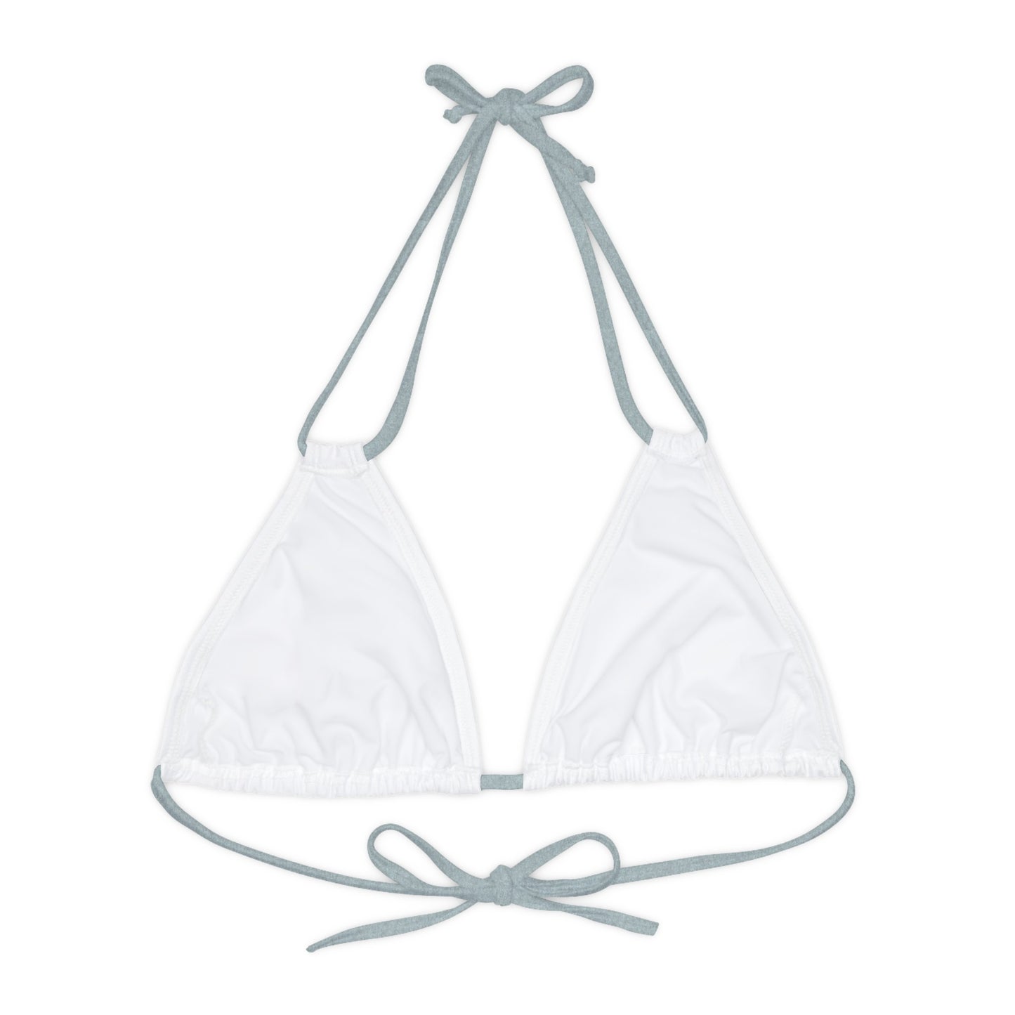 Otter Strappy Triangle Bikini Top (AOP)