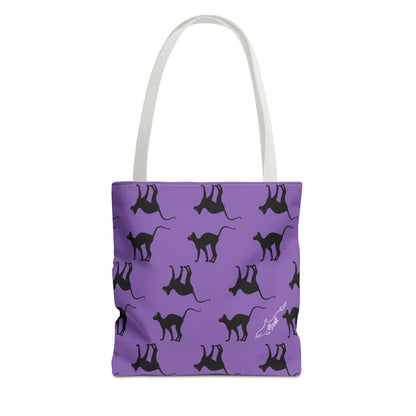 Black Cat Tote Bag (AOP)