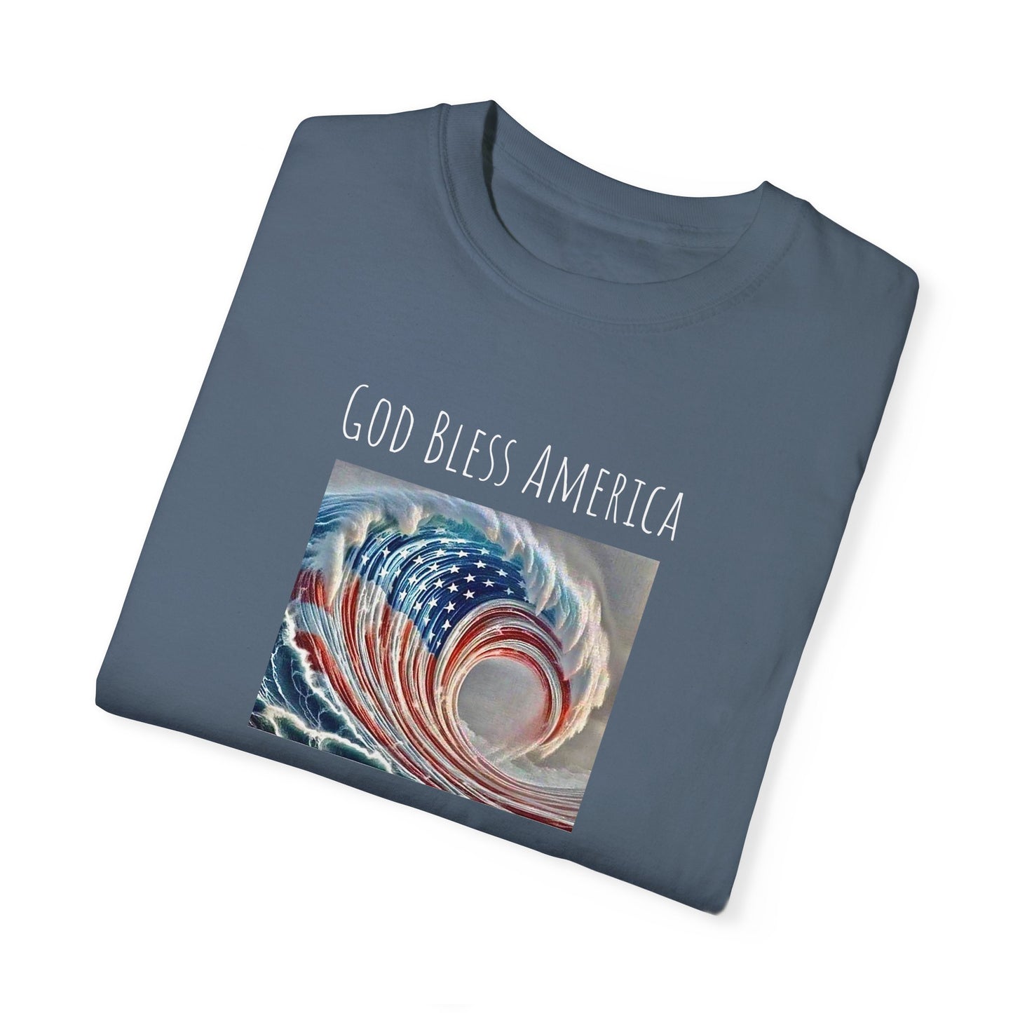 God Bless America Unisex Garment-Dyed T-shirt