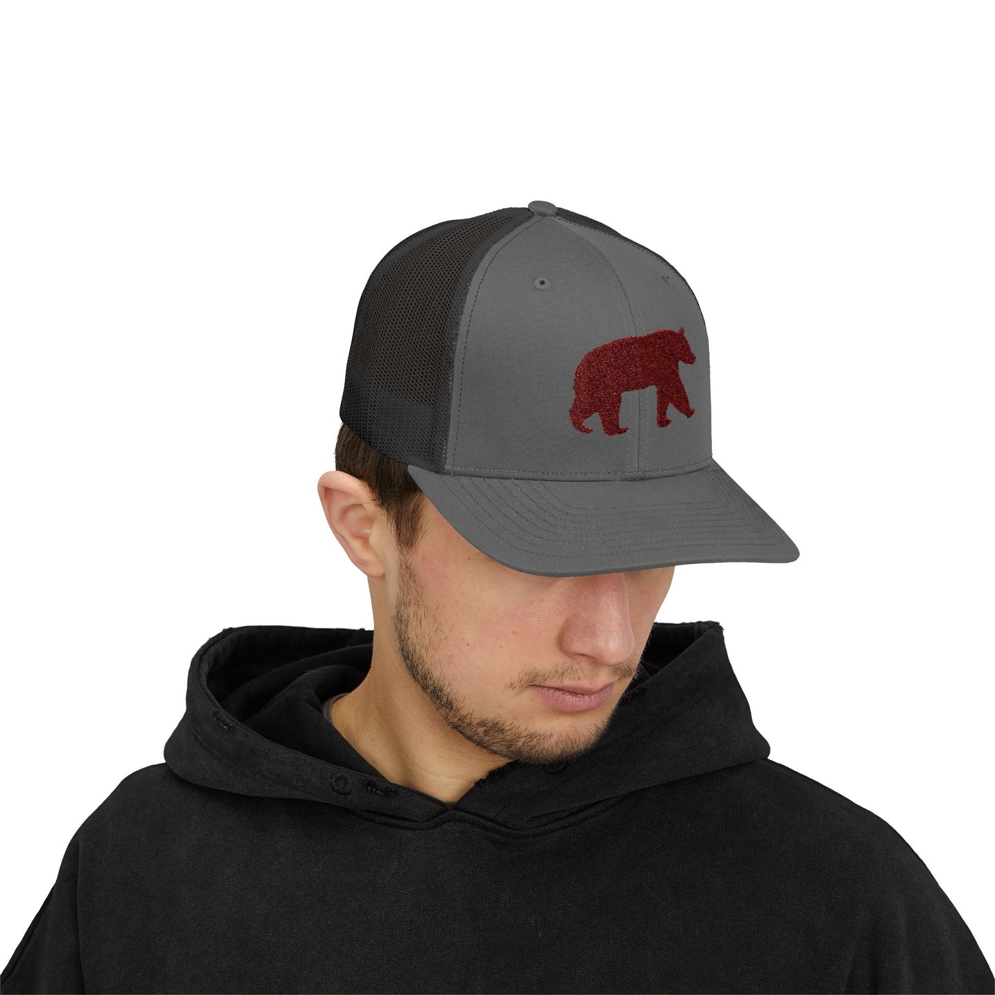 Bear Snapback Trucker Cap