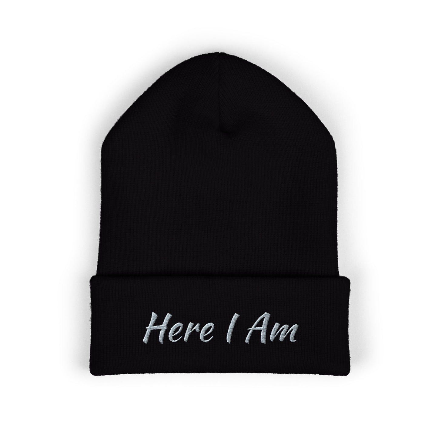 Here I Am Classic Cuffed Beanie (Embroidery)