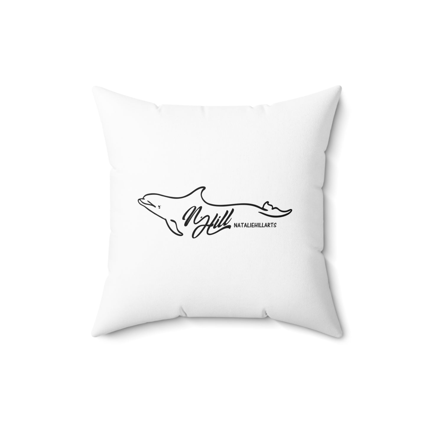 Orca Chainsaw Spun Polyester Square Pillow