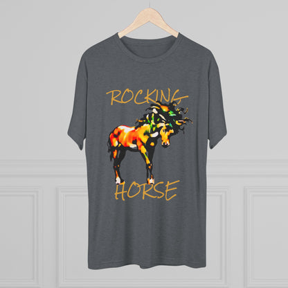 Rocking Horse Unisex Tri-Blend Crew Tee
