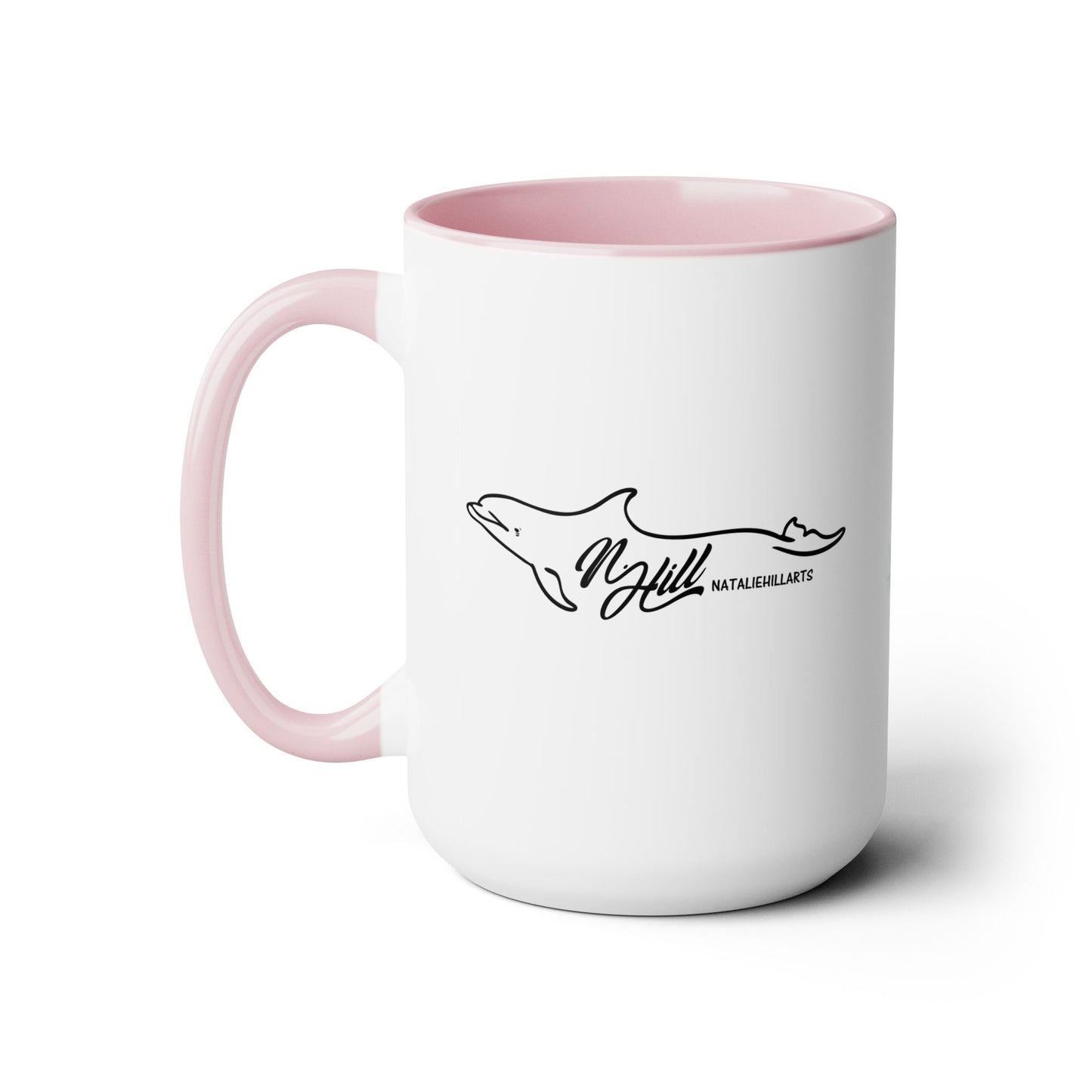 Orca Whale Two-Tone Coffee Mugs, 15oz