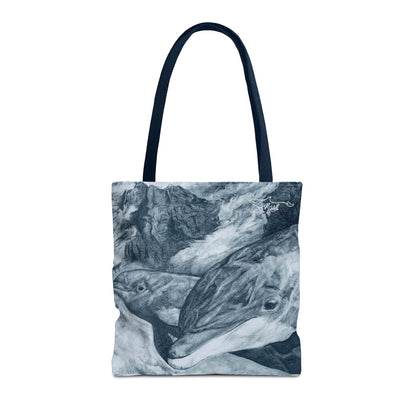 Dolphin Summit Tote Bag (AOP)