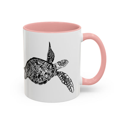 Sea Turtle Accent Coffee Mug, 11oz