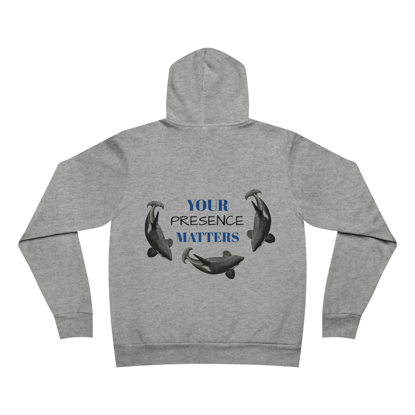 Orca Unity Your Presence Matters Unisex Sponge Fleece Pullover Hoodie