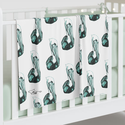 Pelican Baby Swaddle Blanket