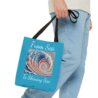 Flag Ocean Tote Bag (AOP)