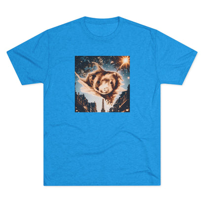 Paris Ferret Unisex Tri-Blend Crew Tee