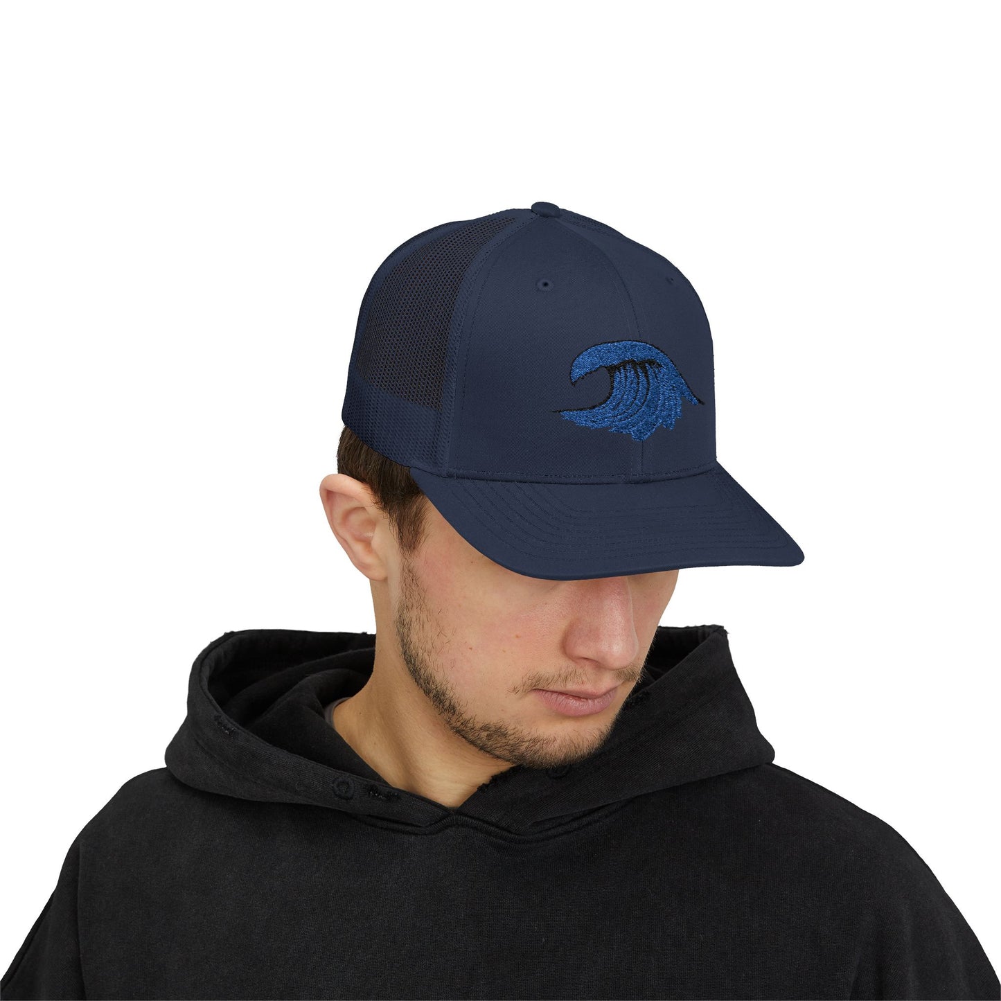 Beach Wave Snapback Trucker Cap