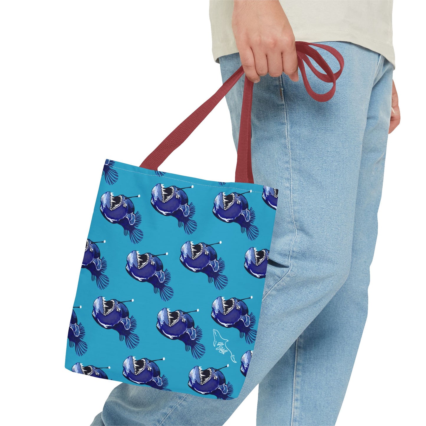 Angler Fish Tote Bag (AOP)