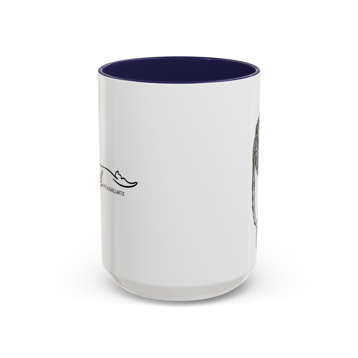 Curious Humpback Whale Accent Coffee Mug (11, 15oz)