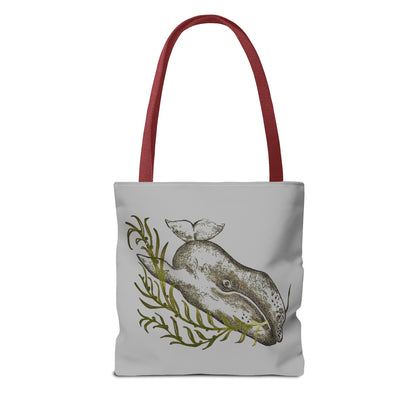 Gray Whale Tote Bag (AOP)