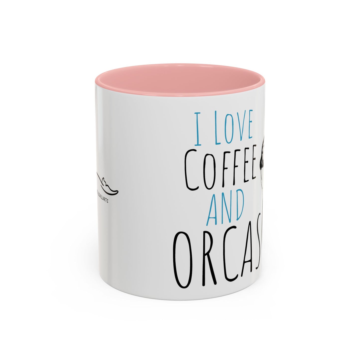 Copy of I Love Coffee and Orcas Accent Coffee Mug  15oz