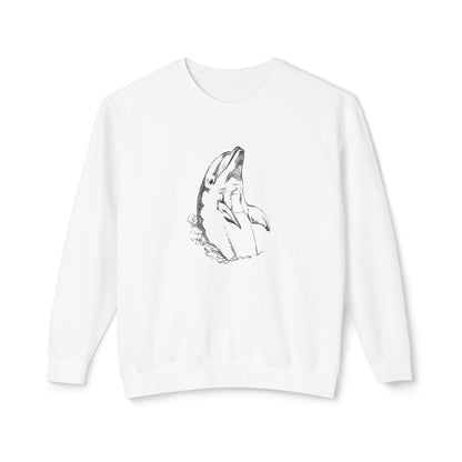 Dolphin Unisex Lightweight Crewneck Sweatshirt