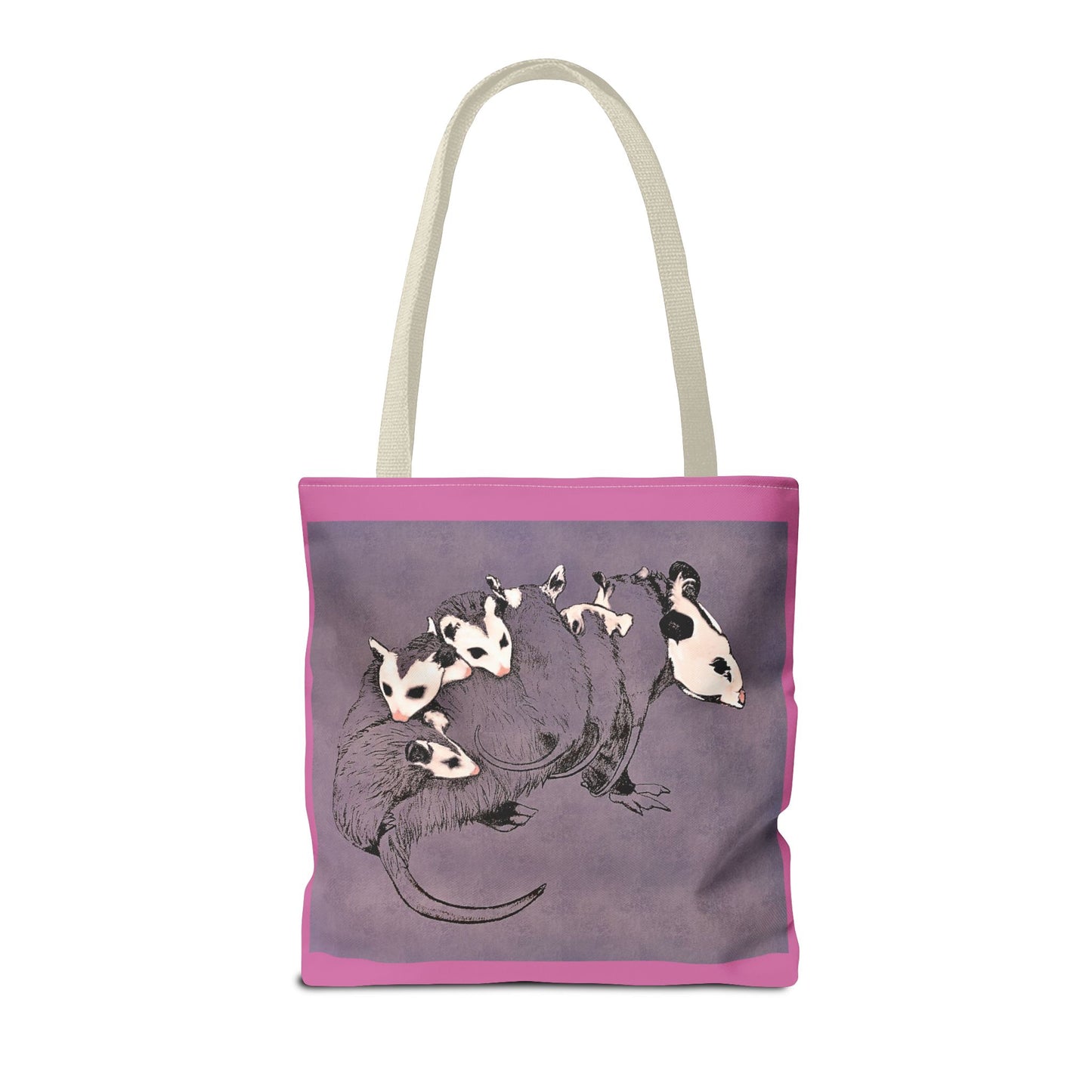 Pink Opossum Tote Bag (AOP)