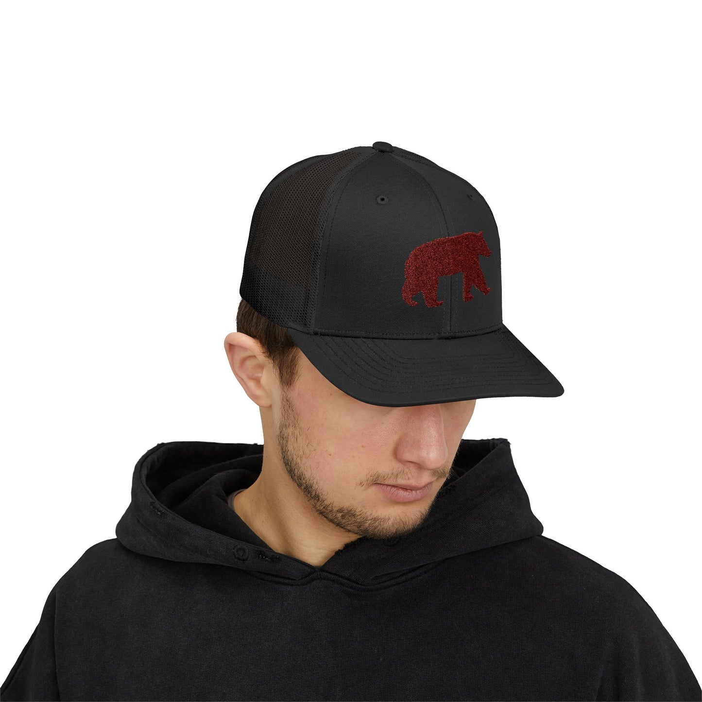 Bear Snapback Trucker Cap