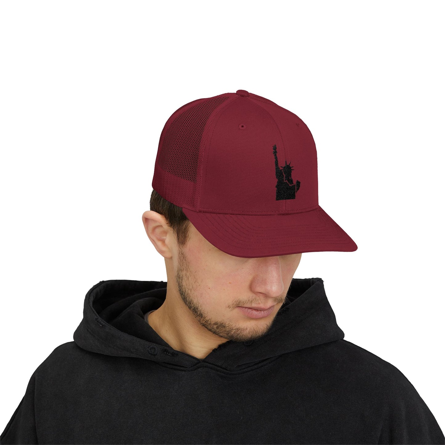 Idaho Statue of Liberty Snapback Trucker Cap