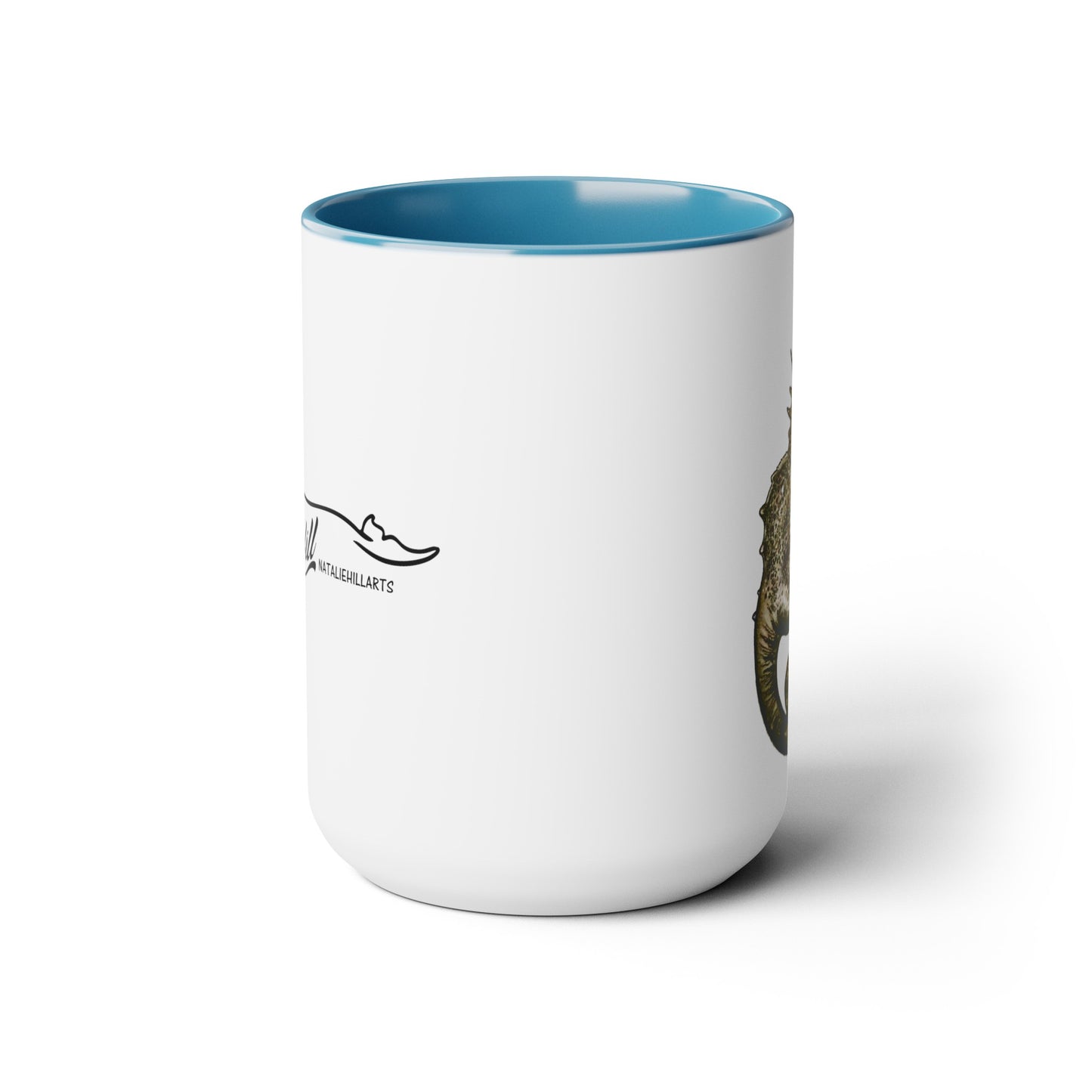 Sea Horse Two-Tone Coffee Mugs, 15oz