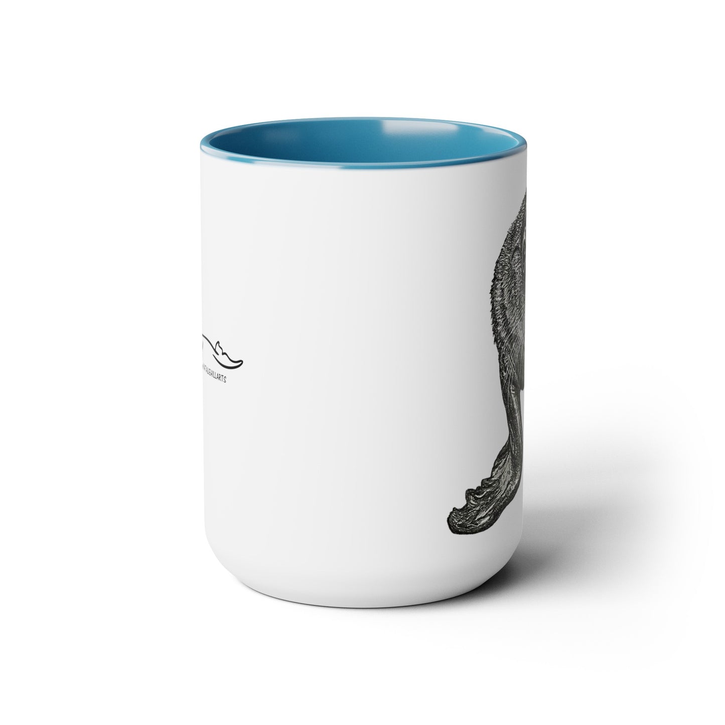 Sea Lion Pup Two-Tone Coffee Mugs, 15oz