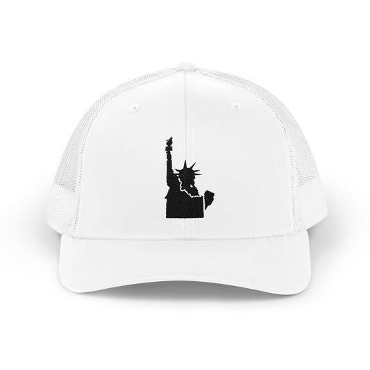 Idaho Statue of Liberty Snapback Trucker Cap