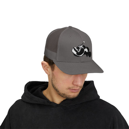 Angler Fish Snapback Trucker Cap