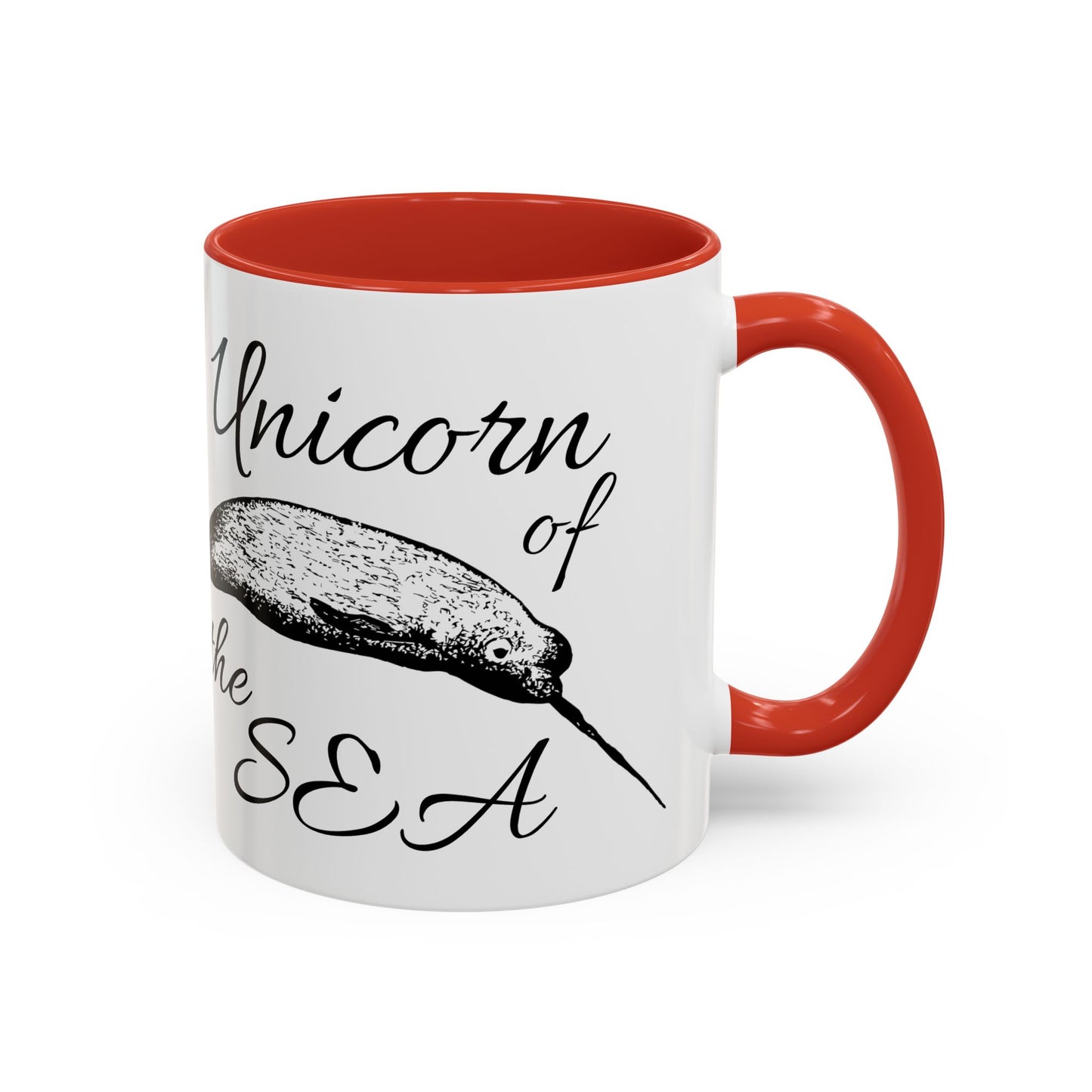 Unicorn of the Sea Accent Coffee Mug, 11oz