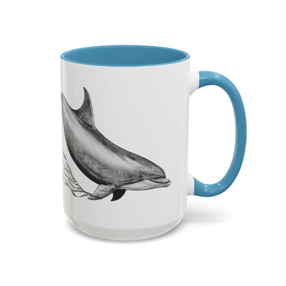 Dolphin Accent Coffee Mug, 11oz