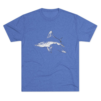 Shark Unisex Tri-Blend Crew Tee