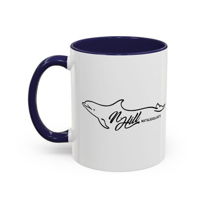 Tiki Treasure Orca Accent Coffee Mug, 11oz
